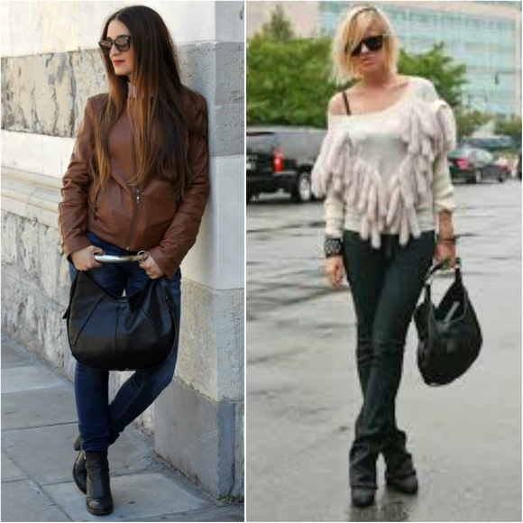 YSL Iconic Mombasa Ford black leather horn hobo - Picture 10 of 10